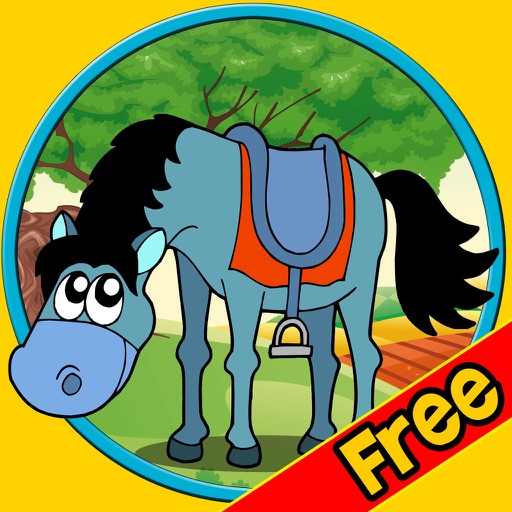 horses for small kids - free icon