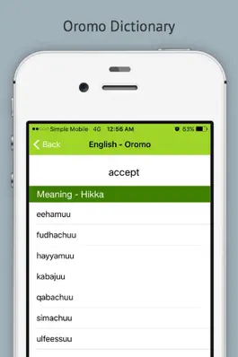 Game screenshot Oromo Dictionary apk