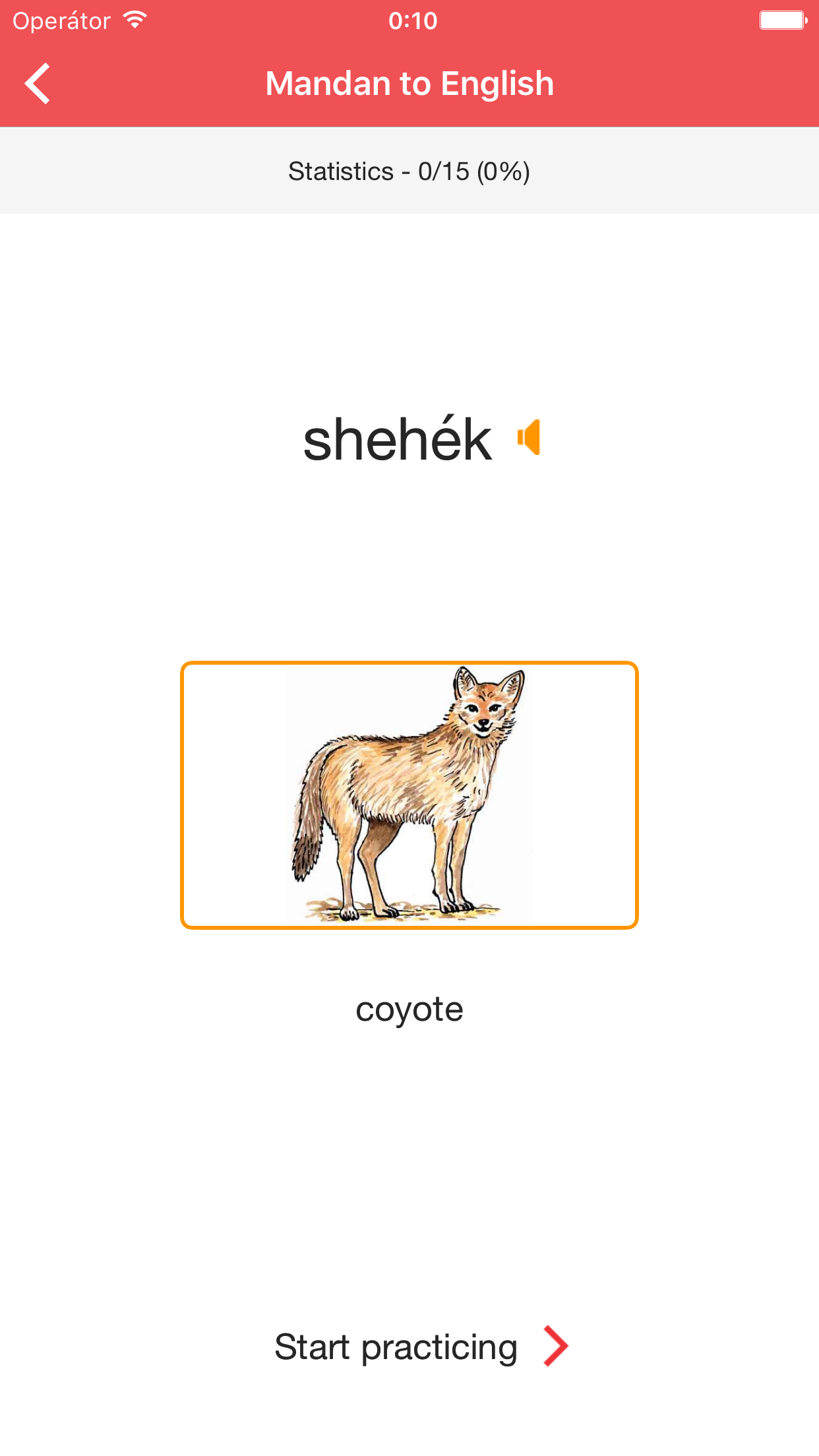 Mandan Vocab Builder