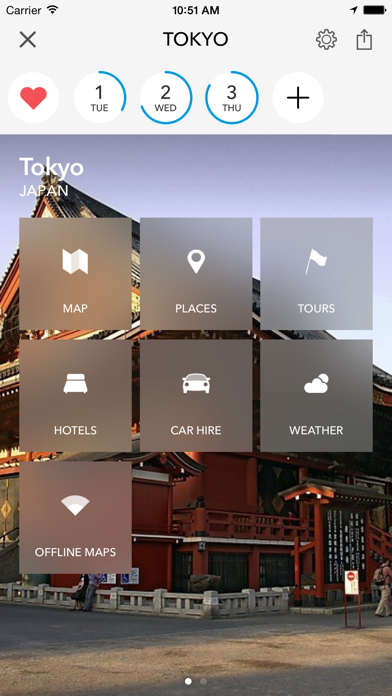 Screenshot #1 pour Tokyo - Carte hors ligne et guide de la ville Tripomatic