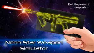 Neon Star Weapon Simulator screenshot #3 for iPhone