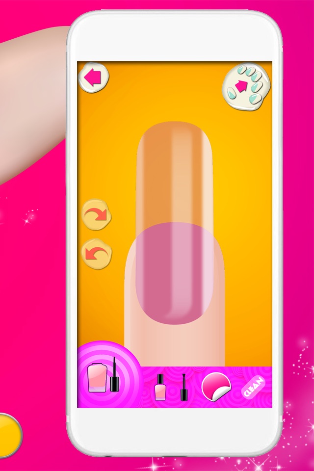 Manicure in Stylish Salon – Acrylic Nail Polish with Fancy Glow and Neon Design for Glamorous Girls screenshot 3
