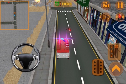 Firefighter Truck Driving Parking screenshot 2