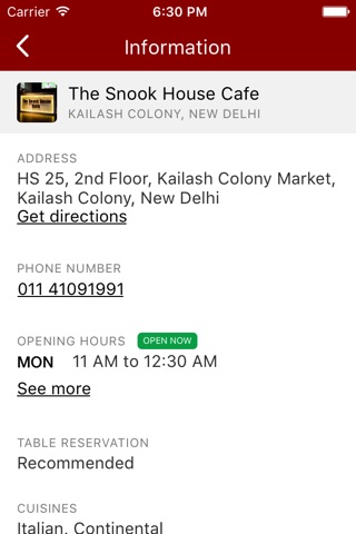 The Snook House Cafe screenshot 2