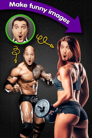 Muscle Face Swap Pro - Visage Blender to Combine Yr Selfie with Hole of Fitness Photo screenshot 2