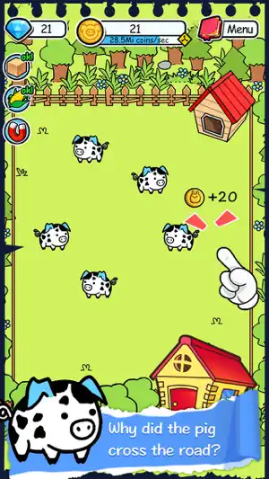 Pig Evolution - Tap Coins of the Piggies Mutant Tapper & Clicker Game screenshot 1