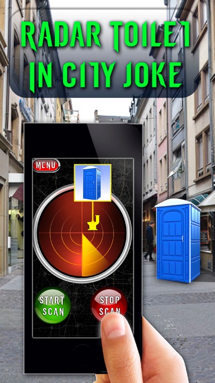 Radar Toilet In City Joke