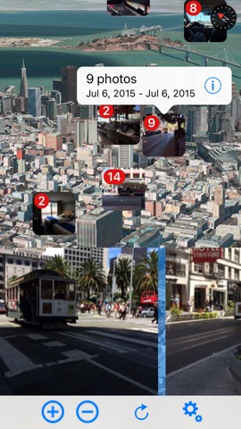 Photo Map 3D Free - 3D Cities Viewのおすすめ画像4