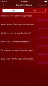 Truth or Dare - Crazy Online Questions screenshot #2 for iPhone