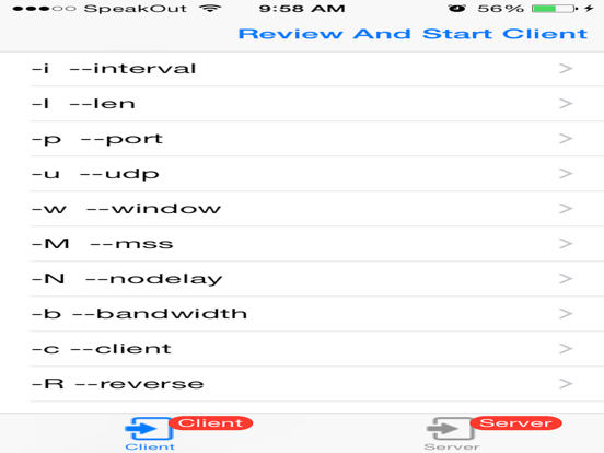 Screenshot #4 pour iPerf3 Lite Network Test Tool
