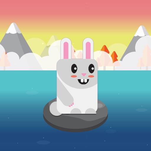 Rabbit Emoji Hop iOS App