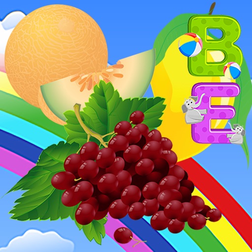 Pre-Schools Quiz Fruits And Vegetables Flashcards Names In English - Free Educational Kids Games For 1,2,3,4 To 3 Years Old Icon