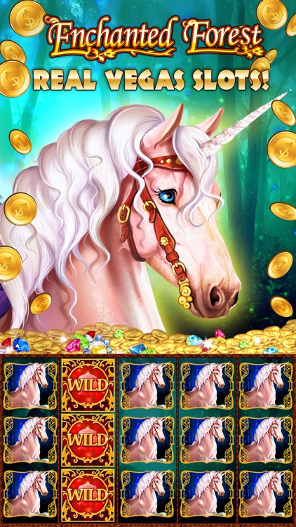 Slots Enchanted Forest - Unicorn & Elf Queen Riches PRO: Vegas Fantasy Slot-Machines.