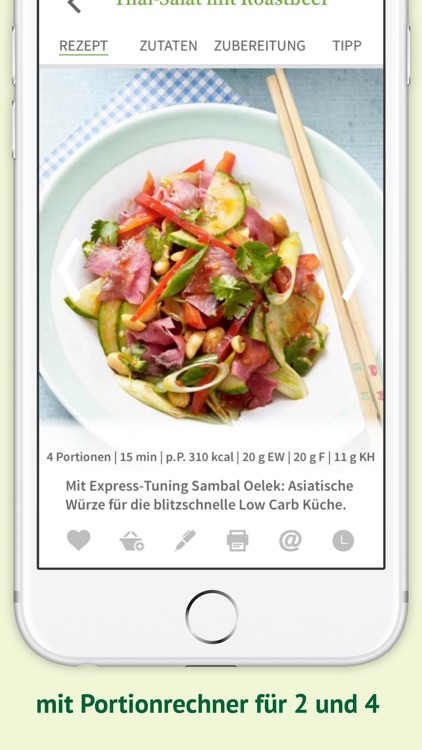 Low Carb - Schnelle Rezepte für Frühstück, Mittagessen und Abendessen screenshot-3