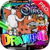 Drawing Desk Graffiti : Draw and Paint Coloring Books Edition Pro