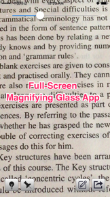 Magnifying Glass With Light - Make Text Larger & Easier To Read screenshot