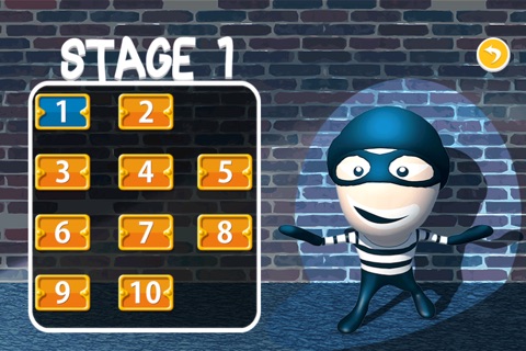 Capture The Runaway Thief - best brain train arcade game screenshot 2