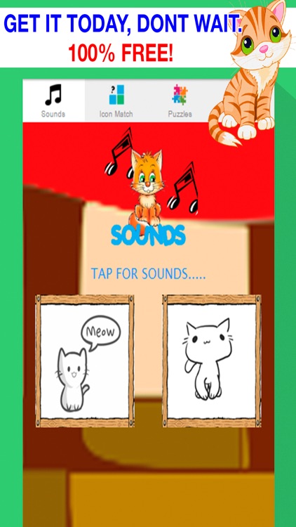 Kitty Cat Games For Kids Girls Free - Jigsaw puzzles & sounds screenshot-3