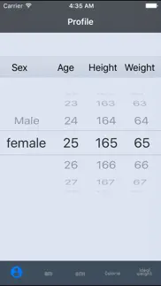 simple diet plan for ideal weight loss - daily calorie intake counter with healthy bmi calculator to lose fat iphone screenshot 2
