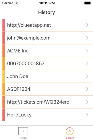 Codes - Code reader. QR codes, barcodes and more. screenshot 3