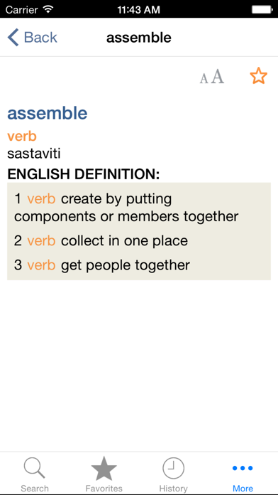 Screenshot #3 pour Croatian<>English Dictionary