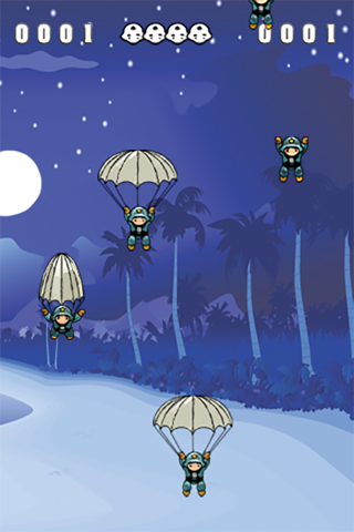 Save The Parachute Troops From Falling Down - náhled