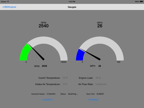 OBDAnalysis screenshot 2