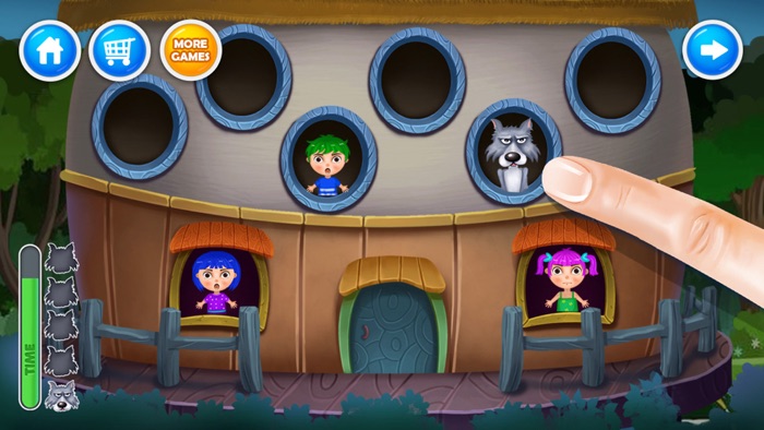 Teddy Bear Police and Naughty Wolf - Hero Rescue Game