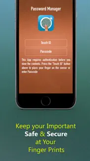 password manager - a secret vault for your digital wallet with fingerprint & passcode iphone screenshot 4