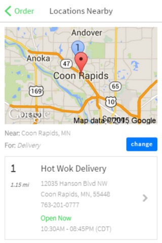 Hot Wok Ordering screenshot 2