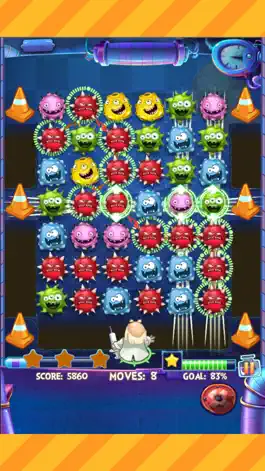 Game screenshot Crazy Doctor VS Weird Virus 2 Free - A matching puzzle game mod apk