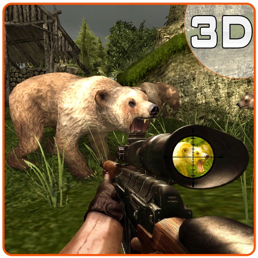 Angry Bear Hunter Simulator – Wild grizzly hunting & shooting simulation game icon