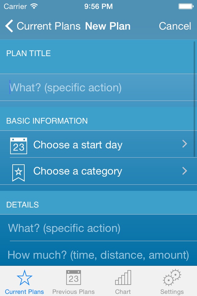 My Action Planner screenshot 2