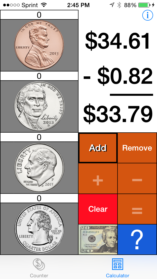 Visual Currency Calculator