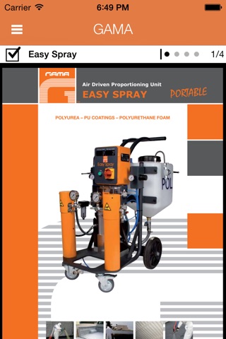 GAMA SPRAY EQUIPMENT screenshot 3