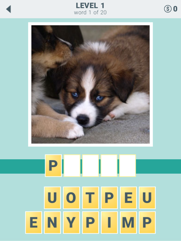 4 Clues: Word Search Game iPad screenshot 3 - Games app