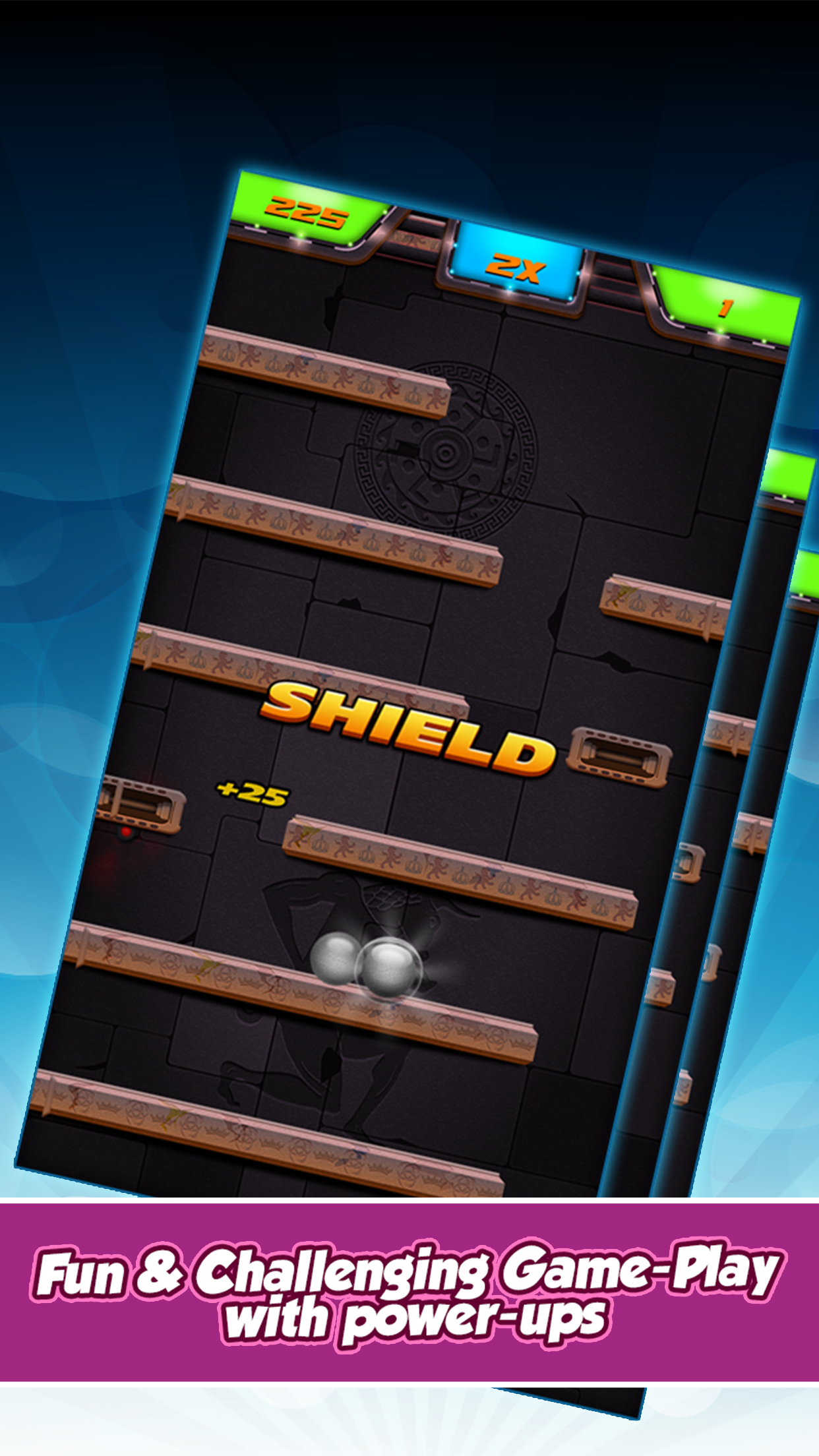 Falling Ball - Stony edition screenshot 2
