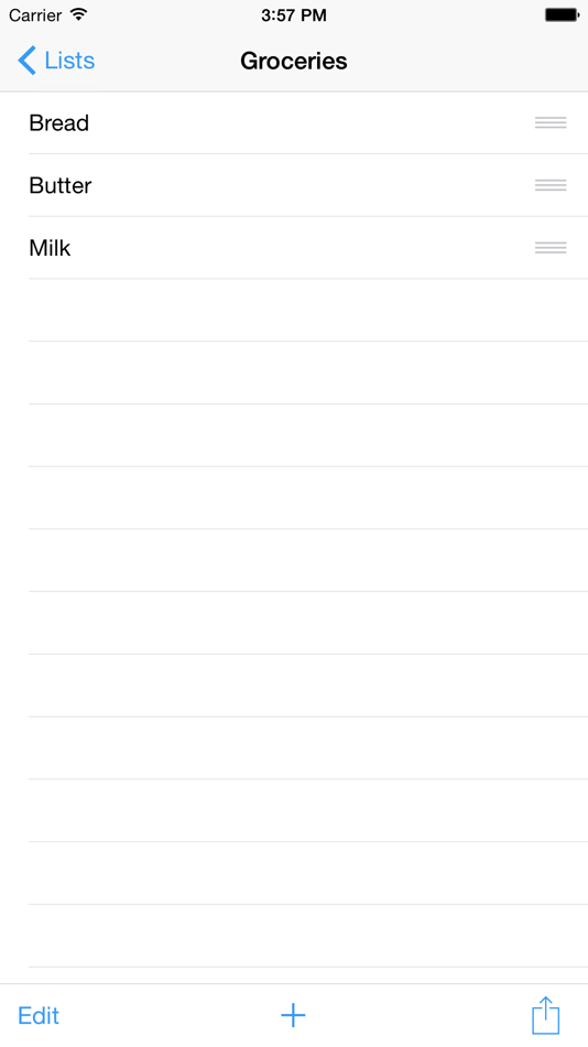 #2. Simple Lists + (iOS) بواسطة: MarketWall.com