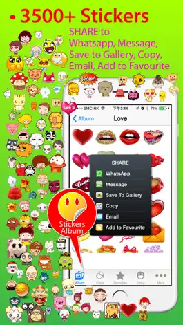 Game screenshot Stickers Pro for iOS8 +Emoji Keyboard & Emoji Art apk