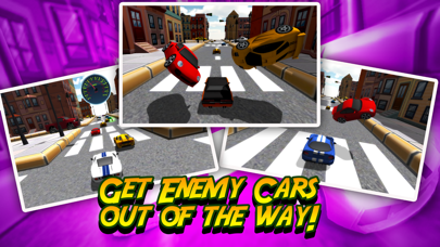 Screenshot #2 pour A Mini Toy Toon 3D Car Motor Racing Lightning Fast Auto Race Game