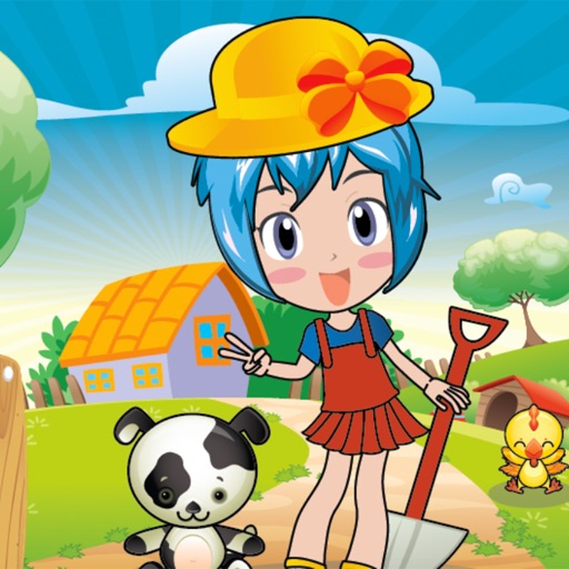 Little Girl Farmer : Play Free Farming Simulator Games Icon