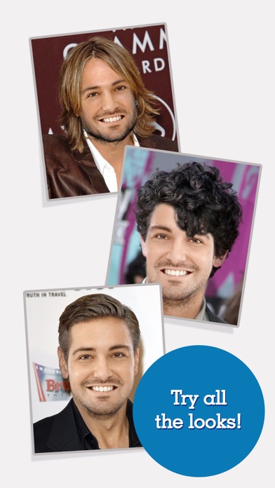 Screenshot #3 pour FACEinHOLE® Coiffures pour les hommes - Changez votre coupe de cheveux et essayer un nouveau look