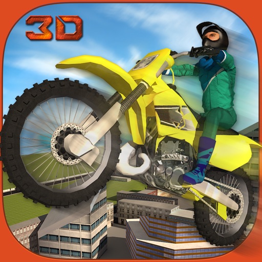 Crazy Motorcycle Roof Jumping 3D – Ride the motorbike to perform extreme stunts iOS App