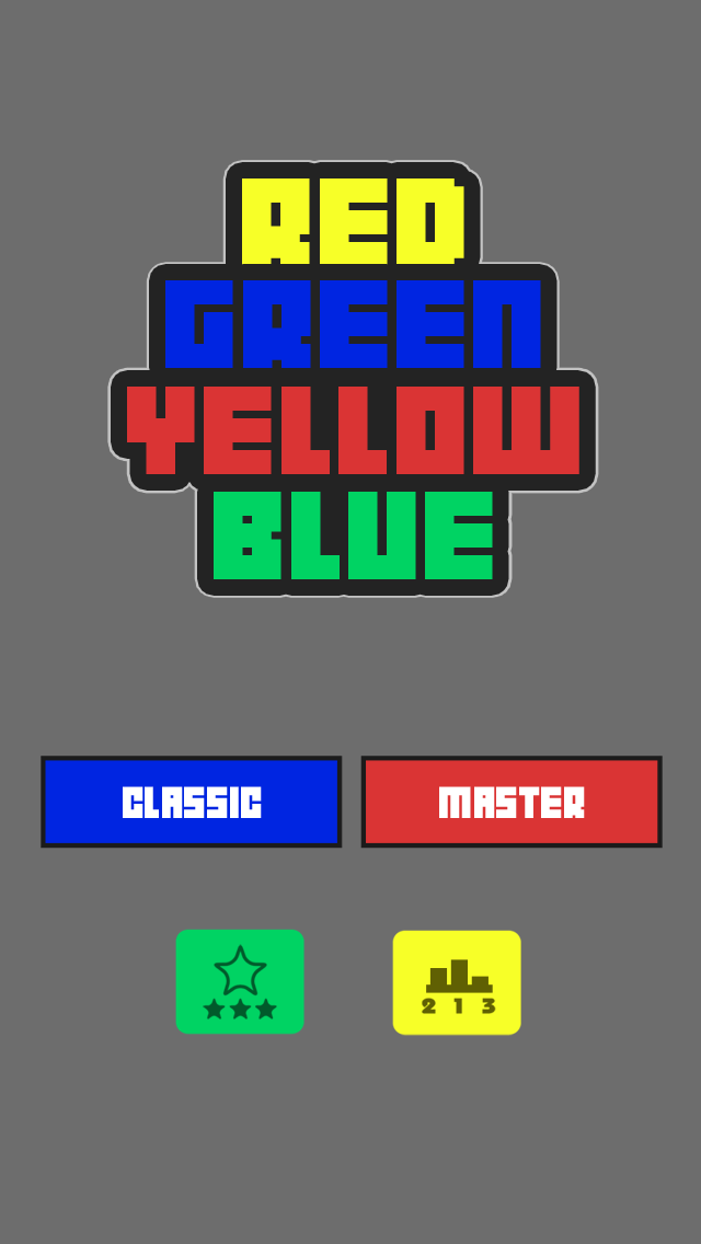 Screenshot #1 pour Red Blue Green Yellow