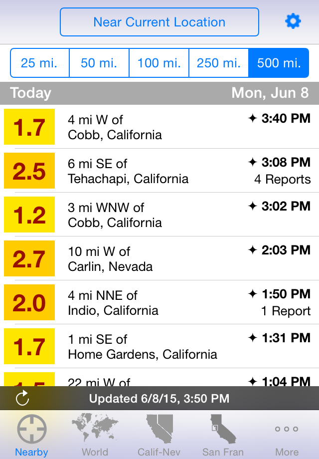 iFeltThat Earthquake