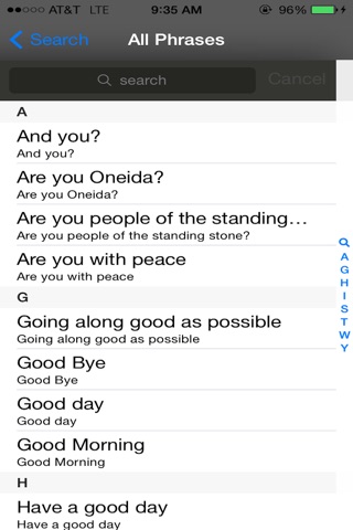 Oneida Wisconsin Language App screenshot 3