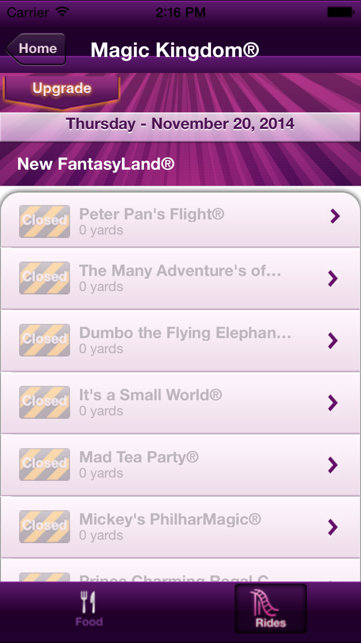 Wait times for Disney World screenshot 3