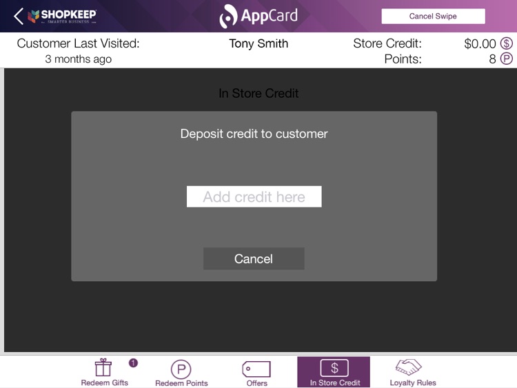 AppCard For ShopKeep