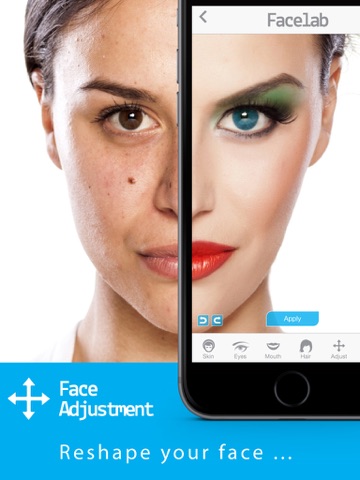 FaceLab - perfect makeover cosmetic retouch & free selfie makeup appのおすすめ画像5