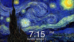 Art Clock Lite screenshot #1 for iPhone